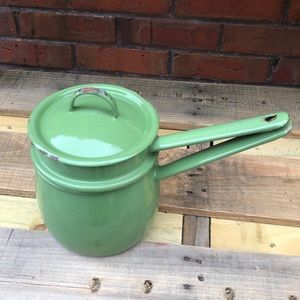 Vintage ceramic double broiler